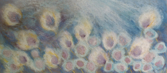 Vivi's Spiritual Soft Pastel Painting 35